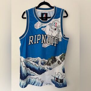 RIPNDIP Jersey Shirt The Great Wave Men’s Size L